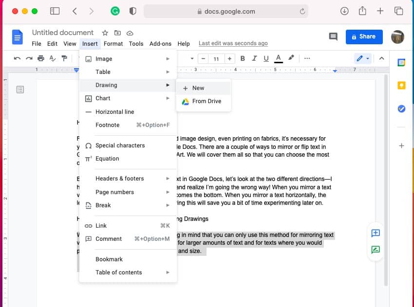 how-to-mirror-text-in-google-docs-youtube