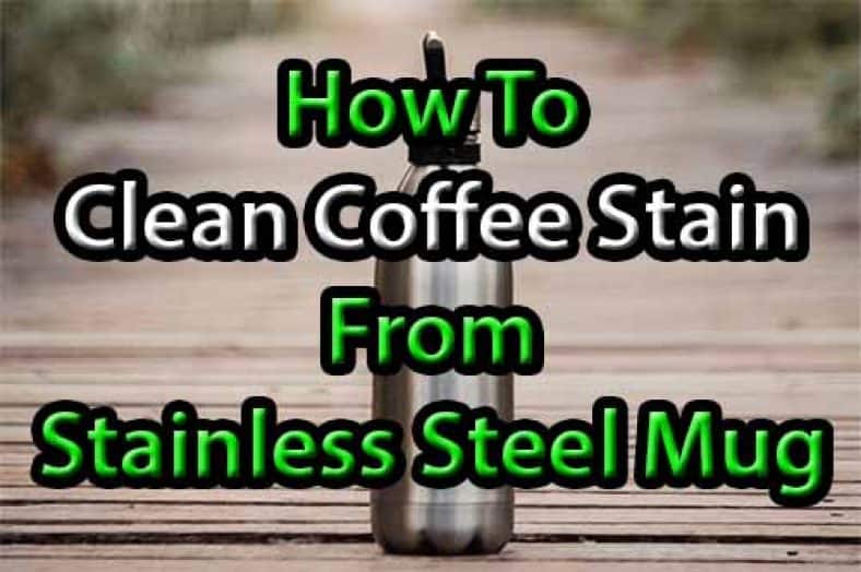 How To Clean Coffee Stain From Stainless Steel Mug