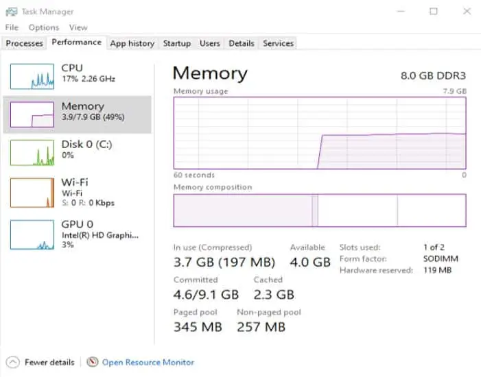 How to check how much RAM you have on Windows 10